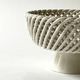 handwoven ceramic bowl/table centrepiece, Italy circa 1970