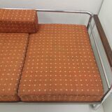 Chrome Bauhaus Robert Slezák 3-seather sofa, 1940s