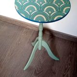 Old pedestal table restyled
