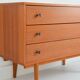 Vintage 1950s 3-drawer chest of drawers