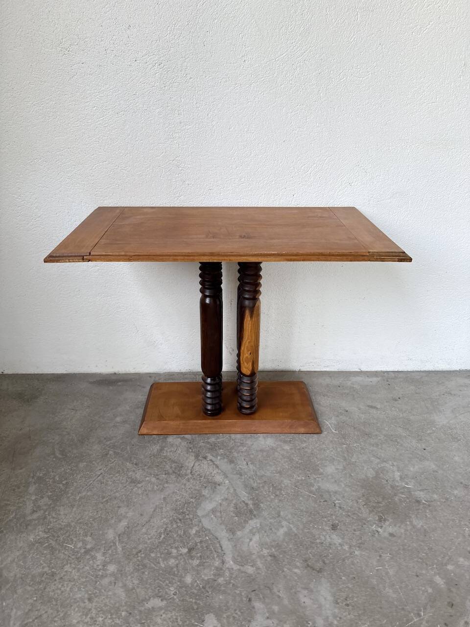 Dudouyt Courtray oak art deco console table