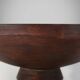 Large African Tree Trunk Bowl in Oak, 1950s