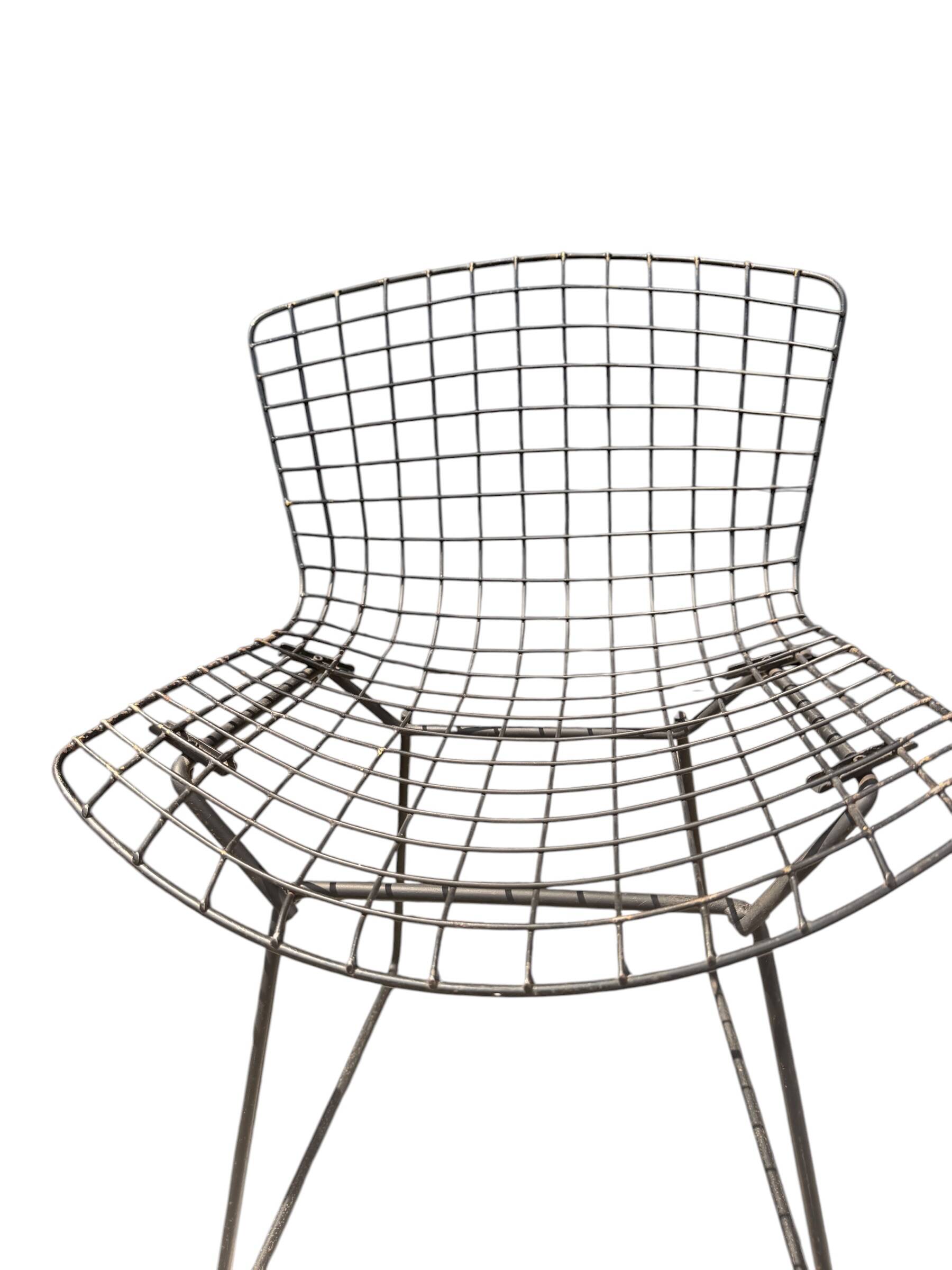 Pair of Harry Bertoia Chairs for Knoll (Vintage Design, Steel)