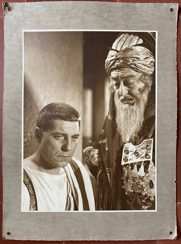 Photo originale ''Golgotha'' Jean Gabin, Harry Baur 29x39cm 1935