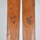 Paire de ski en bois
