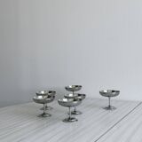 6 stainless steel cups