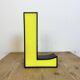 Lettre L Lumineuse Vintage, 1970
