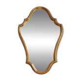 Miroir bois doré vintage