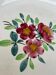 Set of 3 plates with a floral pattern from Sarreguemines.