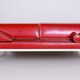 Bauhaus Sofa in Chrome-Plated Steel and Red Leather attributed to Robert Slezák, Former Czechoslovakia, 1950s