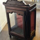 Display cabinet in carved wood, Louis XV style, 19th century.
