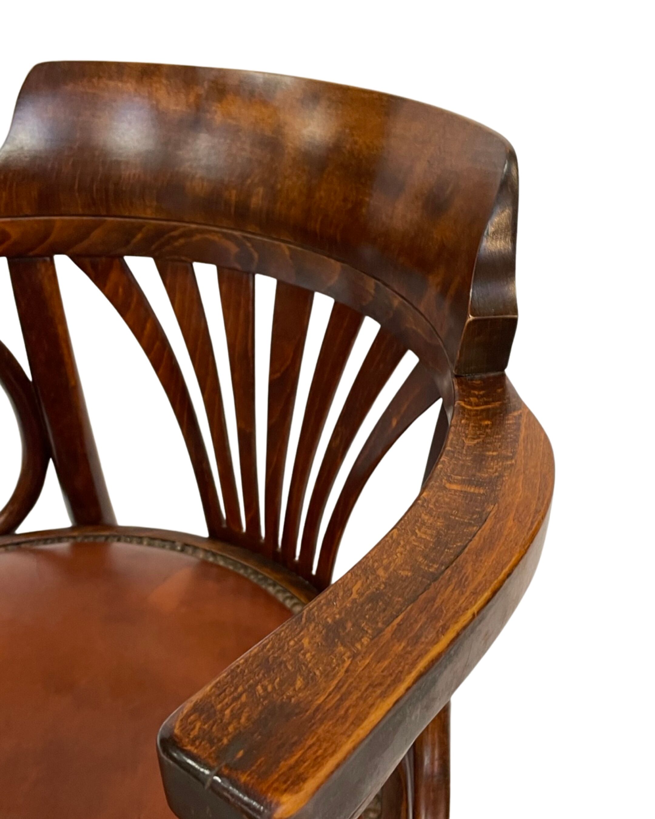 Desk chair Ligna Thonet 60's design