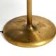 Extraordinary heavy 1960s XXL brass table lamp by Staff with a swivel joint