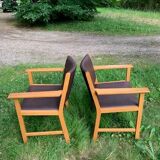 2 Hans Wegner armchairs model AP-50