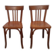 Pair of Baumann bistro chairs