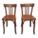 Pair of Baumann bistro chairs