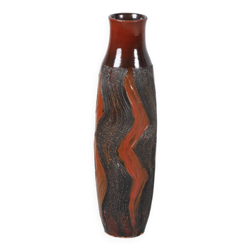 Vase tchèque en céramique du milieu du siècle, années 1950