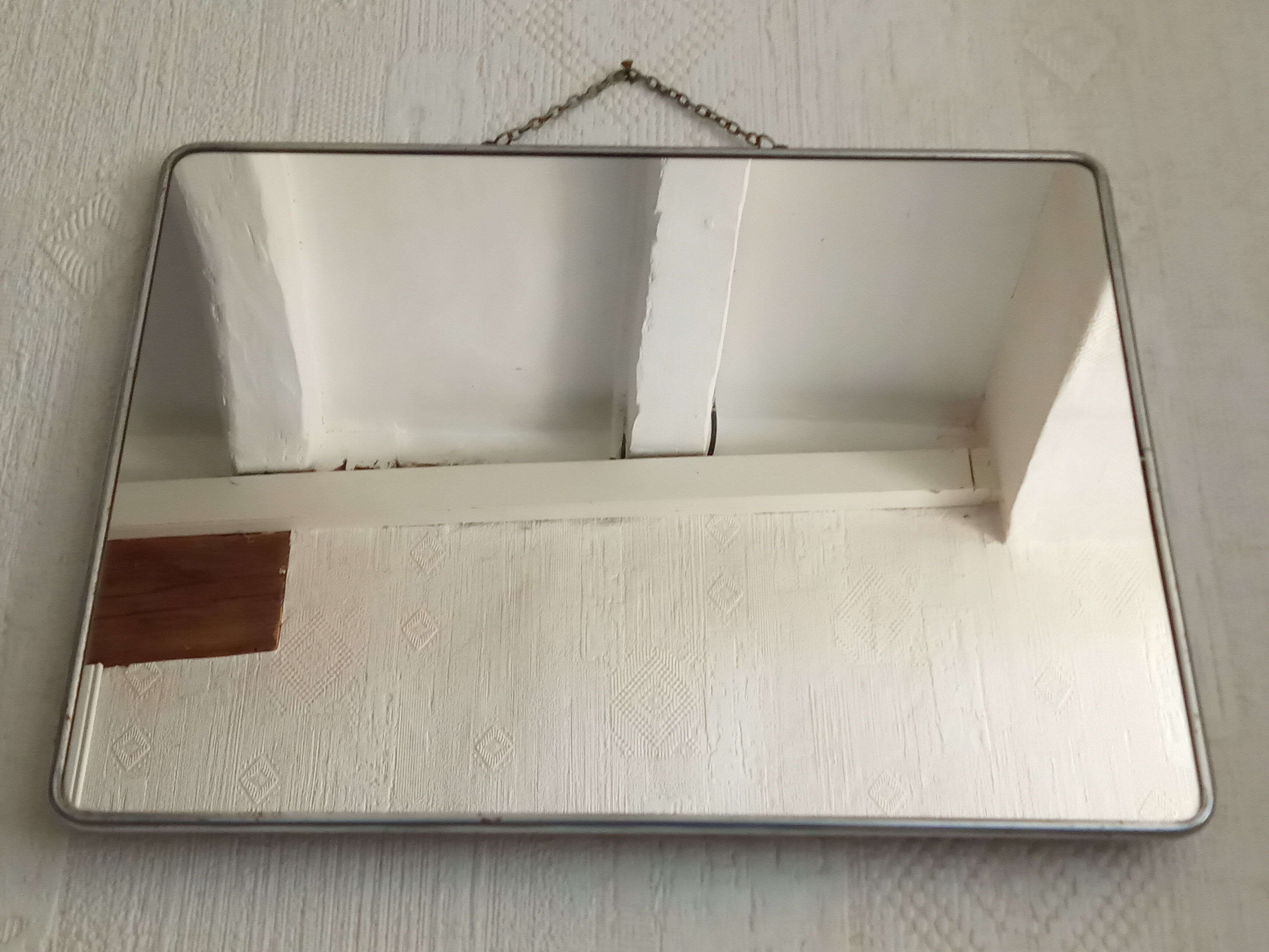 Barber's chain mirror 40×30 cm