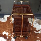 Folding rolling trolley