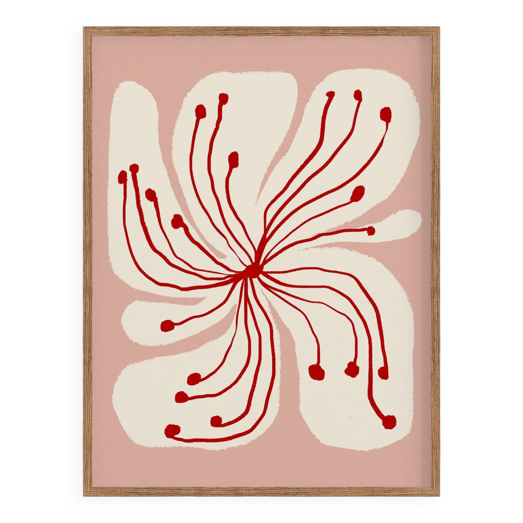 Botanical illustration giclee print, 50x70