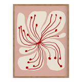 Botanical illustration giclee print, 50x70