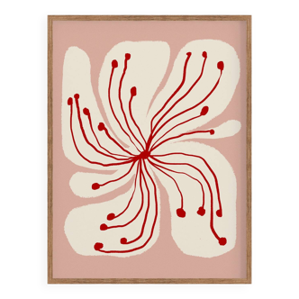 Botanical illustration giclee print, 50x70