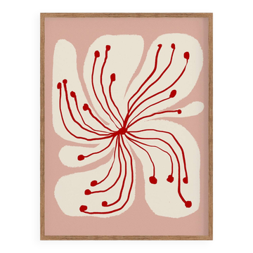 Botanical illustration giclee print, 50x70