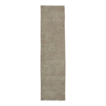 Tapis kilim anatolien vintage fait main turc 76 cm x 295 cm