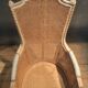 Louis XVI high-backed caned armchair