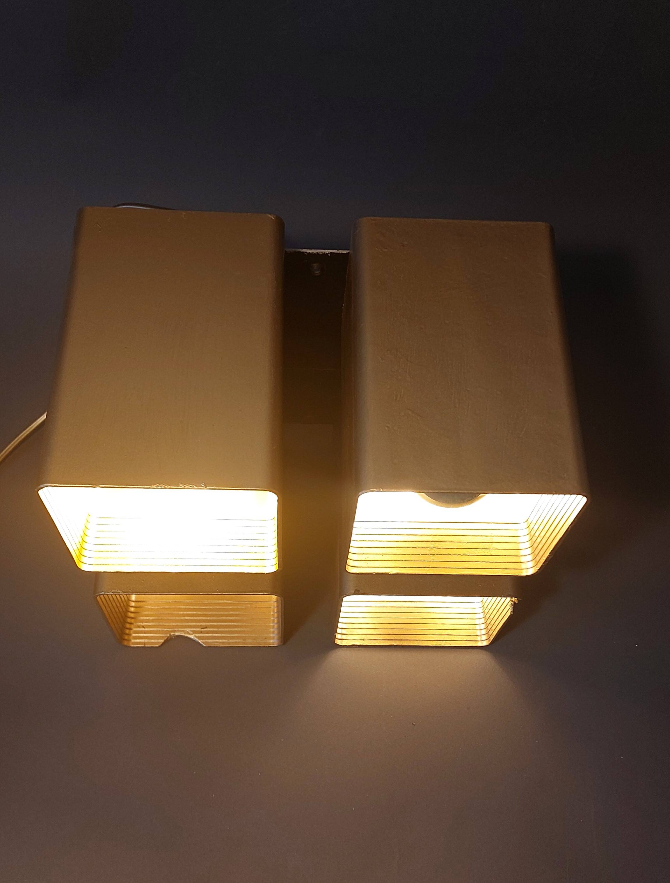 Raak 4-light pendant light, Viervoud model, Holland 1970.