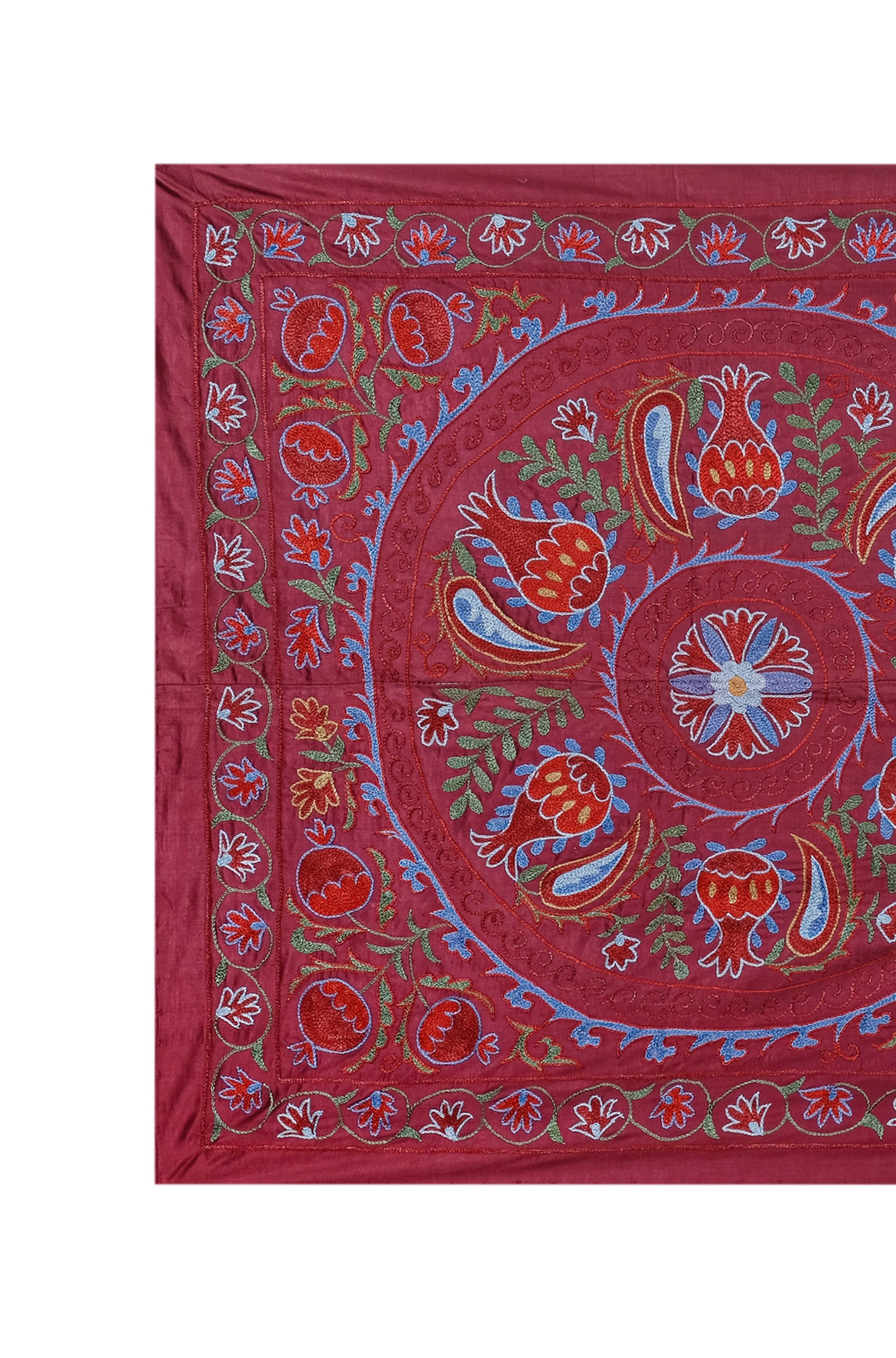 Hand knotted rug, vintage Turkish rug 94x189 cm