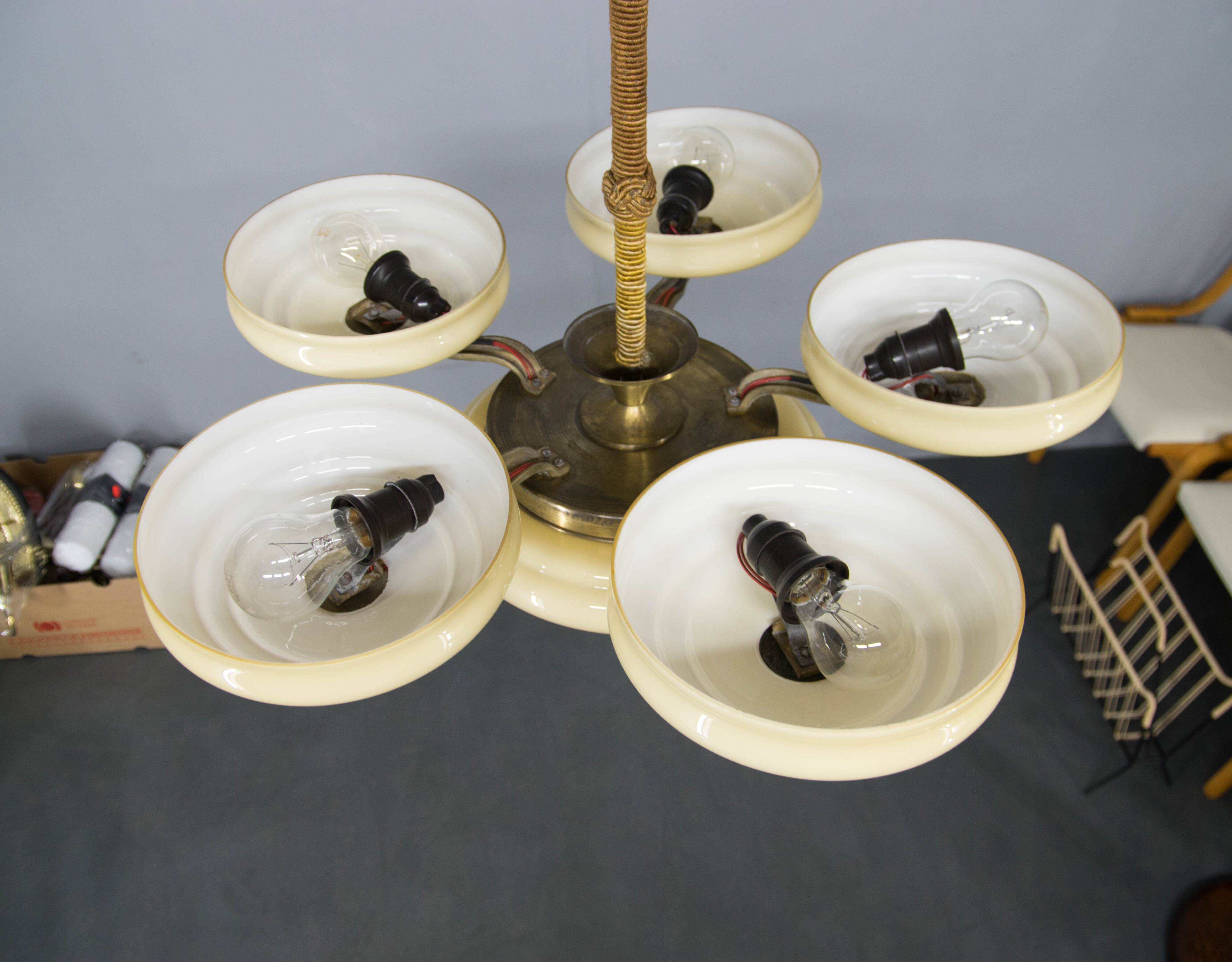 Art Nouveau Chandeiler, 1920s