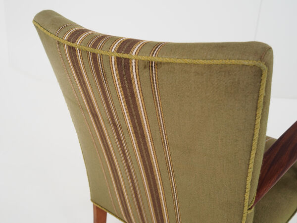 Fauteuil construction teck design scandinave des années 70