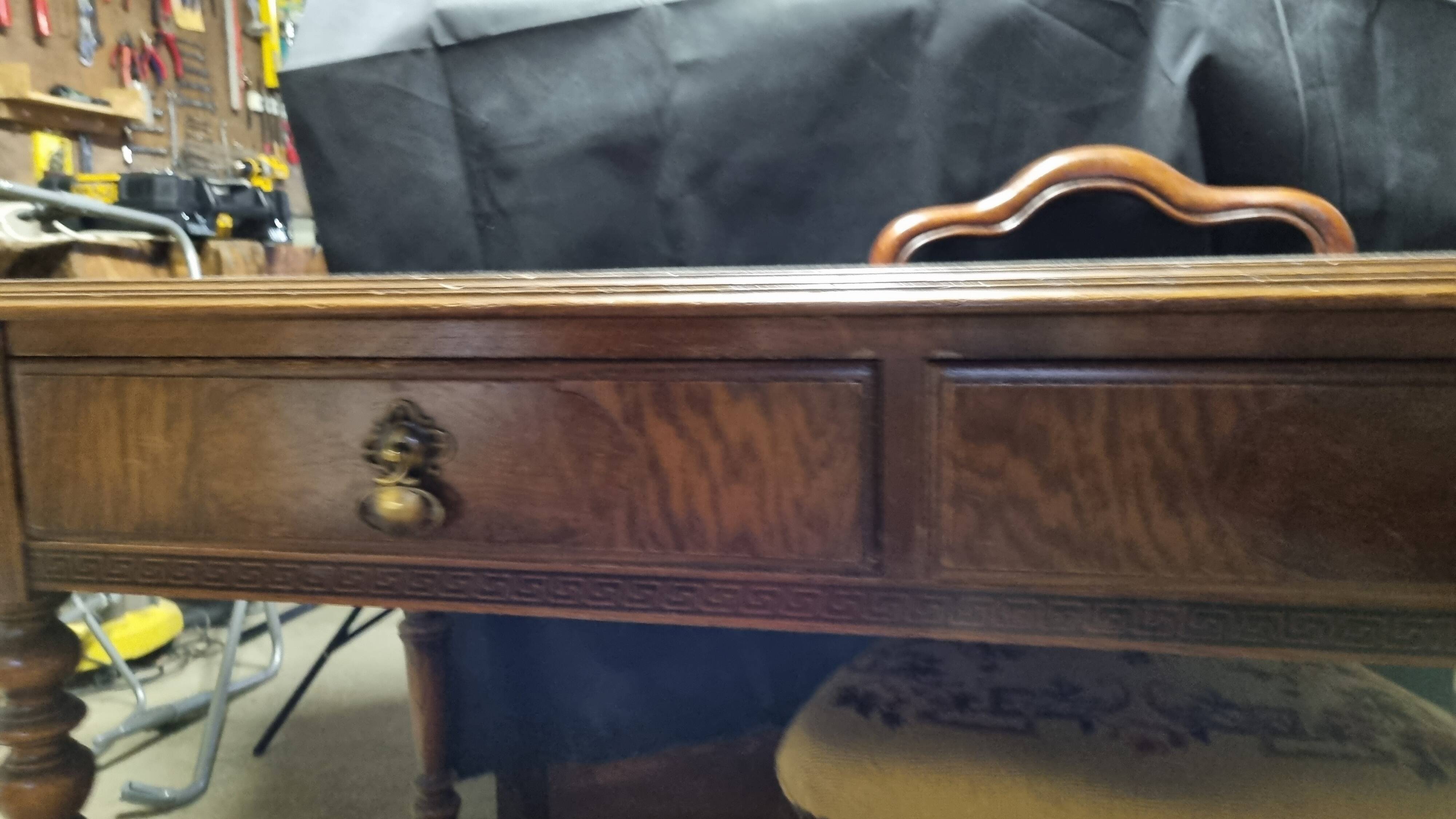 Old wood desk