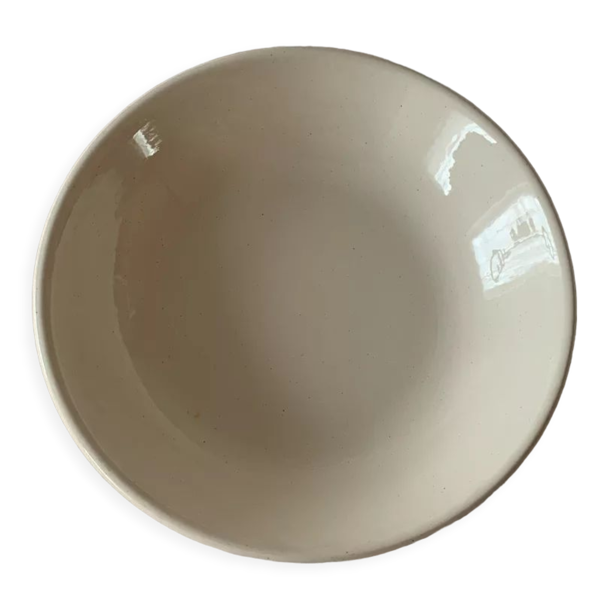 Hollow plate with old soup digoin france sarreguemine