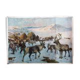 Poster "Reindeer" Grid Educational A. Wagner 1923