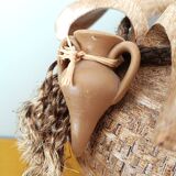 Decorative terracotta vase