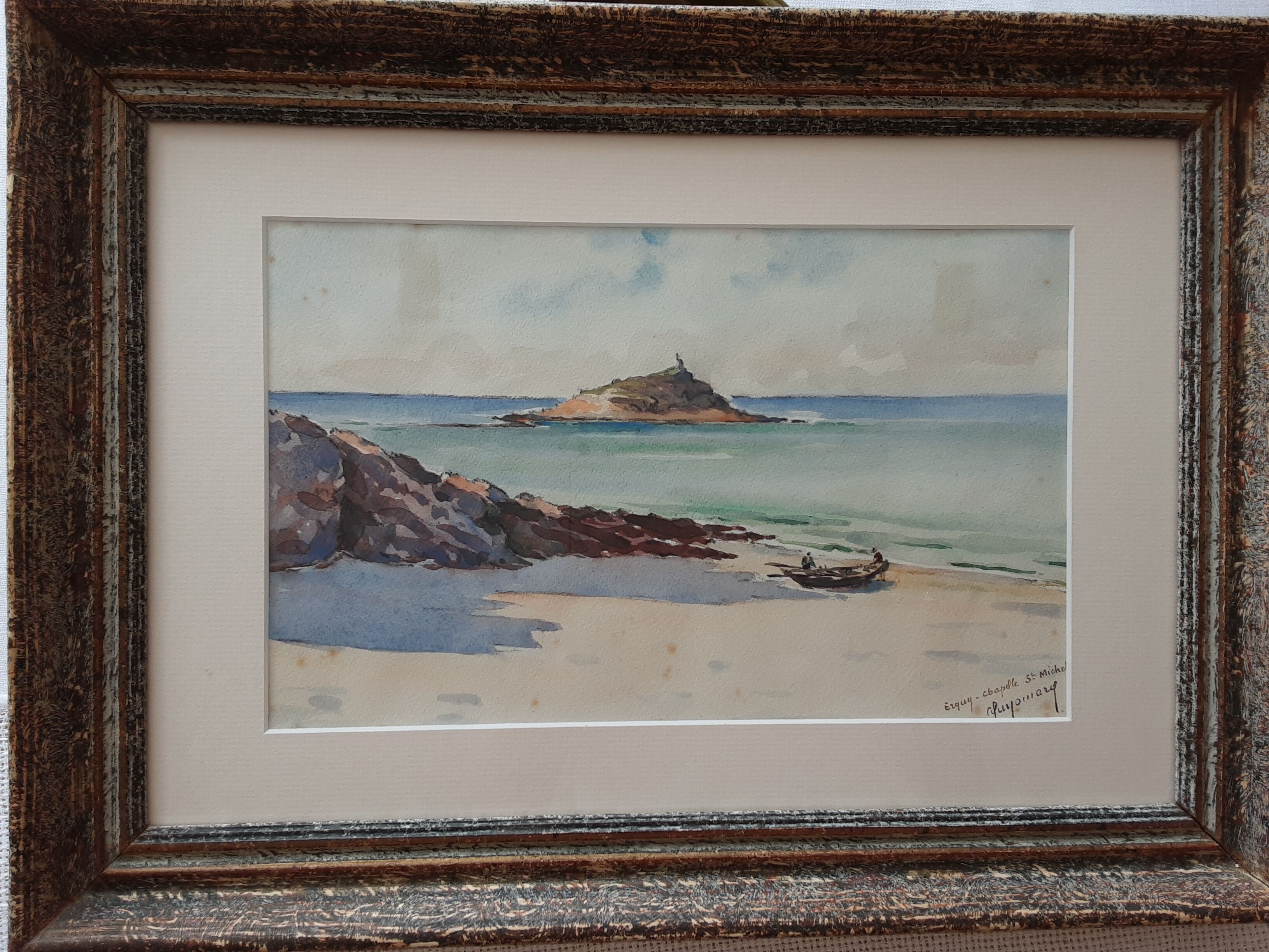 Tableau aquarelle marine