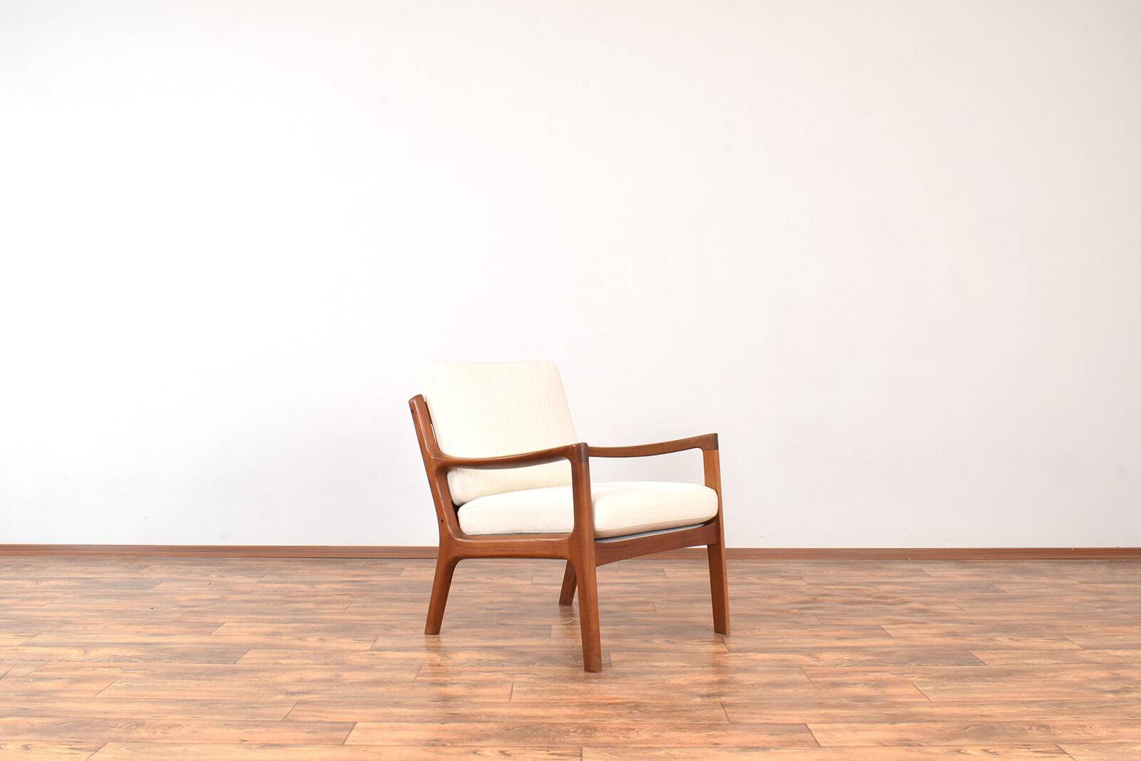 Mid-Century Teak Senator Lounge Chair by Ole Wanscher for Cado, 1960s.