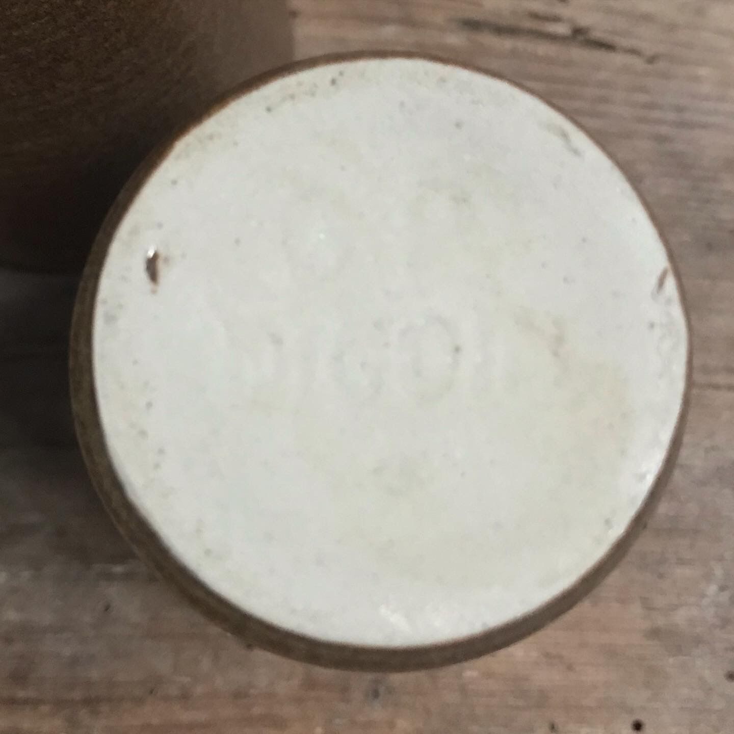 Trio of Digoin stoneware glasses