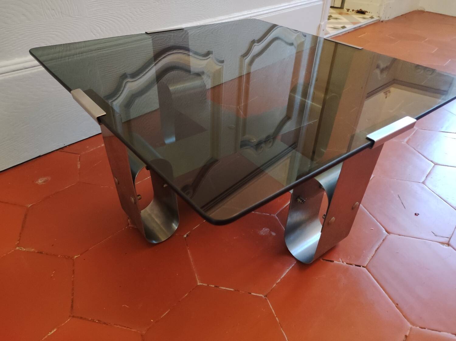 70 Inox coffee table