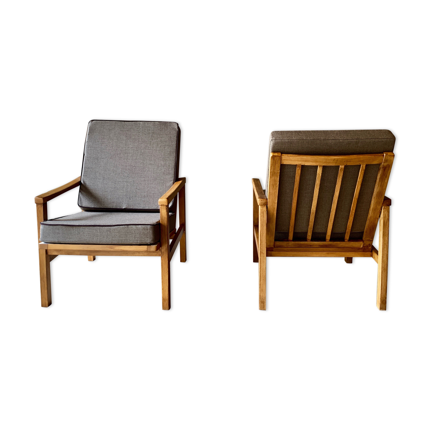 TON brand armchairs with new seats