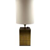 Hollywood regency brass table lamp base, Romeo Rega Italy, 1970s