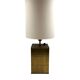Hollywood regency brass table lamp base, Romeo Rega Italy, 1970s