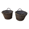 Set of two old baskets