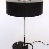 Designer desk lamp 1950, lacquered metal and chrome.