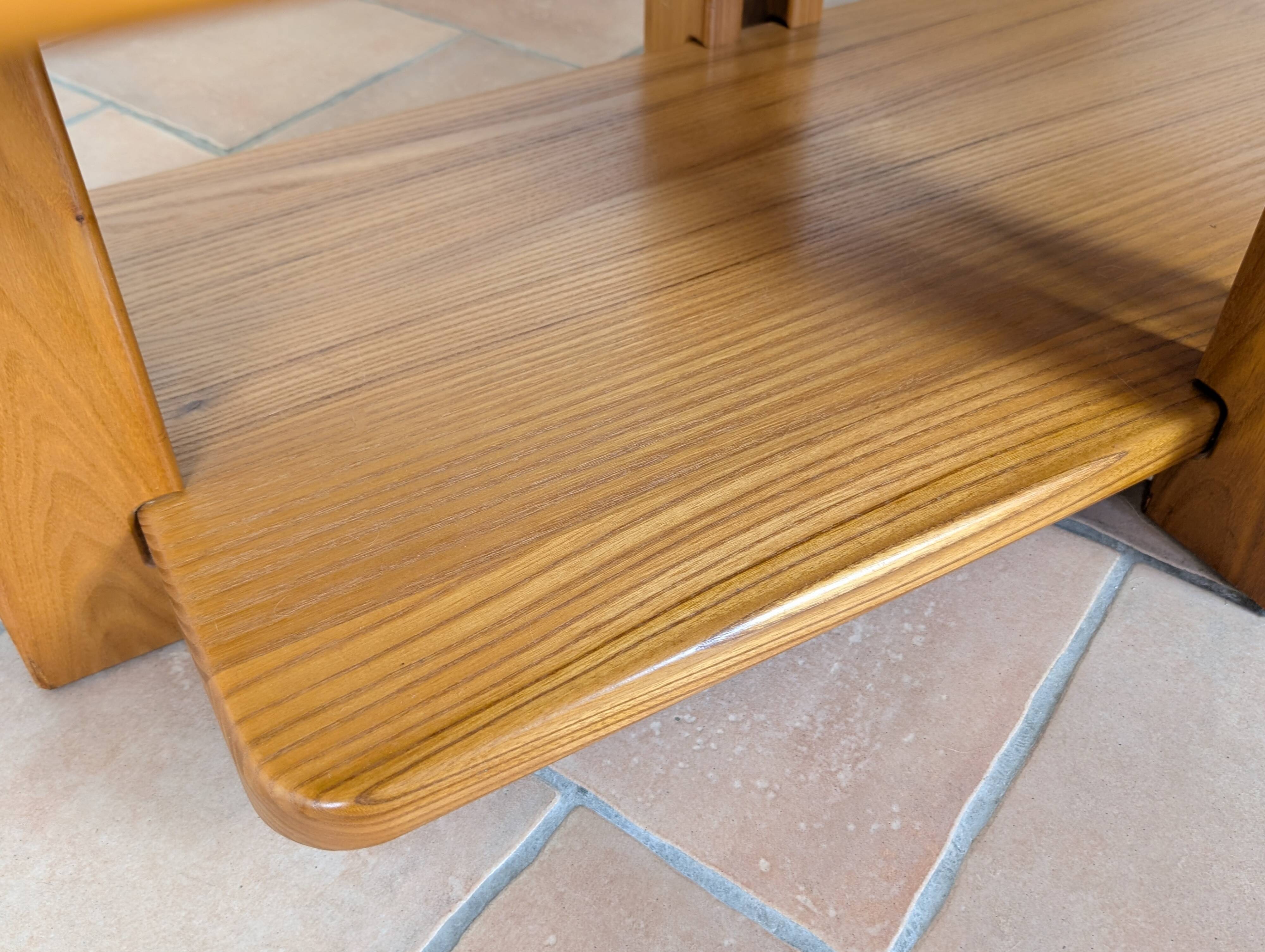 Table basse en orme 80'