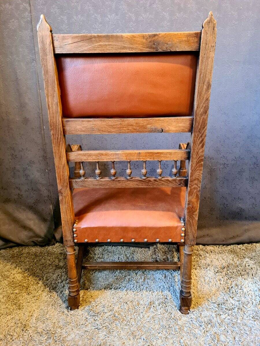 20th century oak armchair