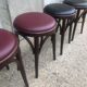 Suite de 4 tabourets de bistrot (assises neuves)