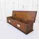 Varnished wooden box Hotel vintage storage